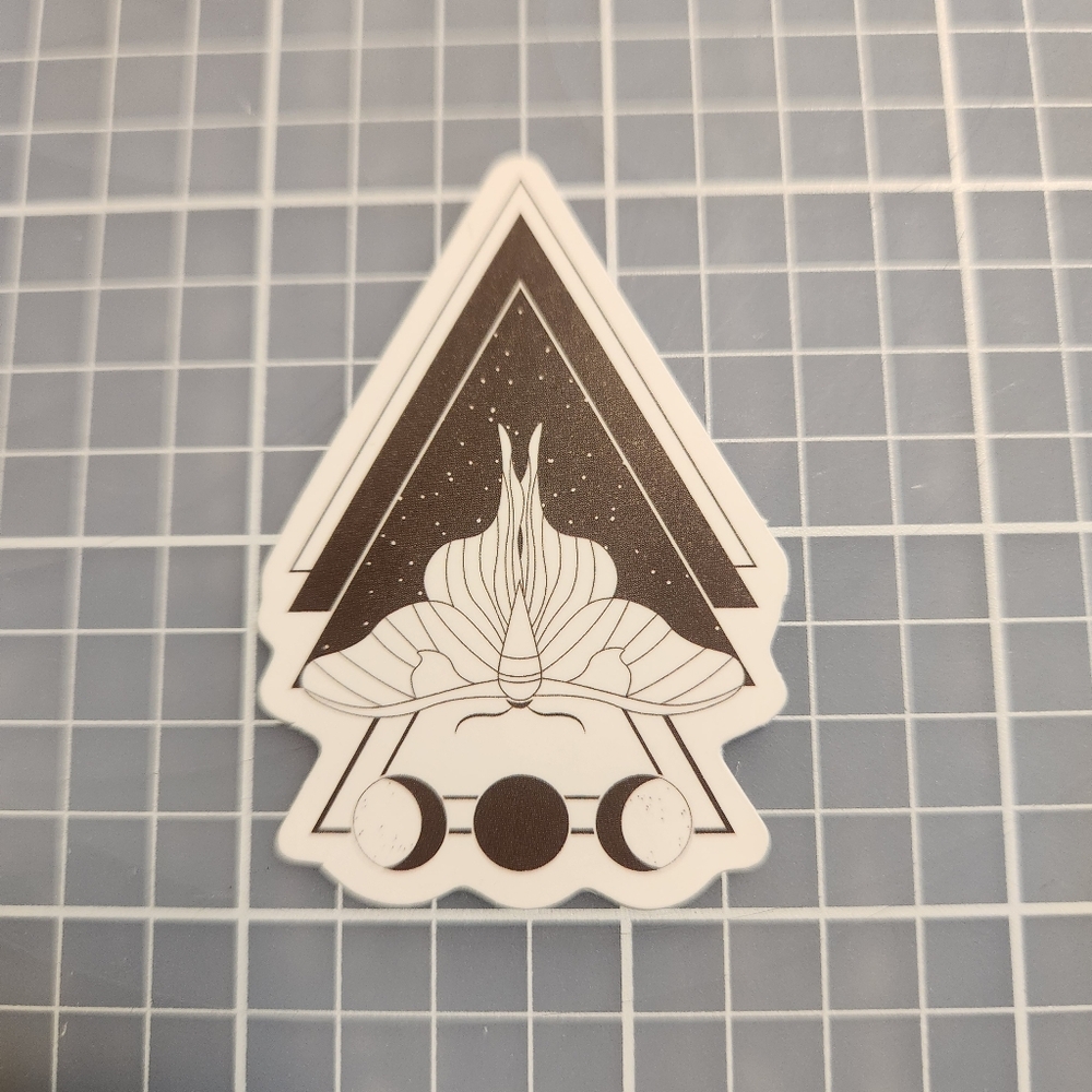 10/$10 Sticker Celestial Moon